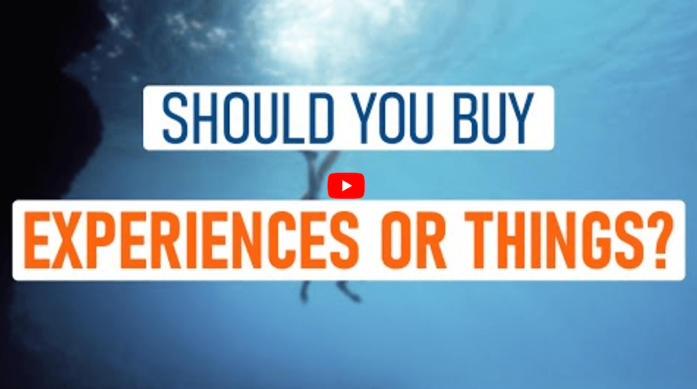 Purchasing Experiences Instead of Things